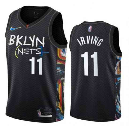 Youth Brooklyn Nets 11 Kevin Irving 2020 New City Edition NBA Jersey